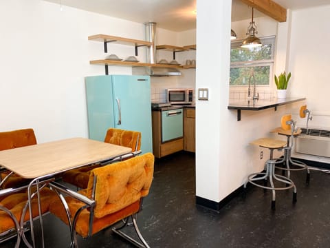 Studio Kitchenette with 2 King Beds & 1 Twin Bunk Bed (Dog Friendly) | Private kitchenette