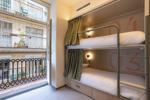 Standard Shared Dormitory, Women only | Blackout drapes, iron/ironing board, free WiFi, bed sheets