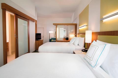 Suite, Multiple Beds, Non Smoking | Premium bedding, desk, blackout drapes, iron/ironing board