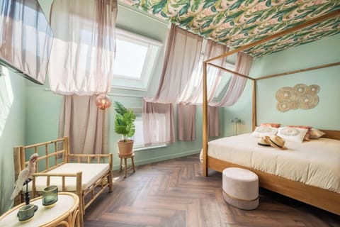 Comfort Quadruple Room, City View | Free cribs/infant beds, free WiFi, bed sheets