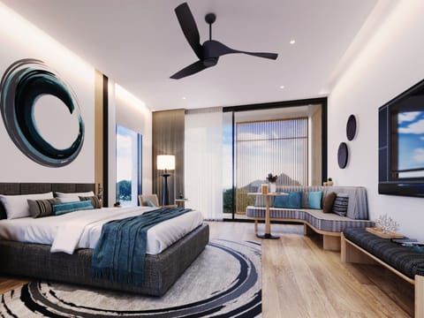 One Bedroom Residence, 1 King Size Bed | Minibar, in-room safe, desk, iron/ironing board