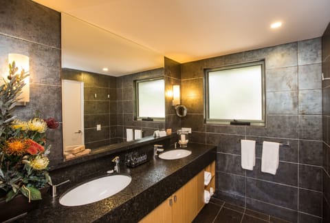 Premier Cabin | Bathroom | Eco-friendly toiletries, hair dryer, towels