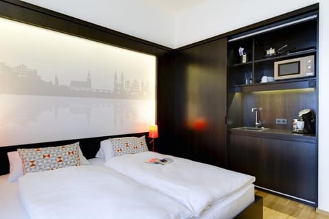 Hypo-allergenic bedding, desk, soundproofing, iron/ironing board