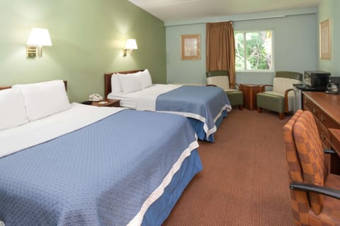 Room, 2 Queen Beds, Non Smoking | Desk, free WiFi, bed sheets