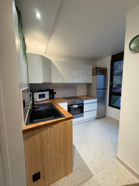 Classic Apartment, Balcony, Mountain View | Private kitchen