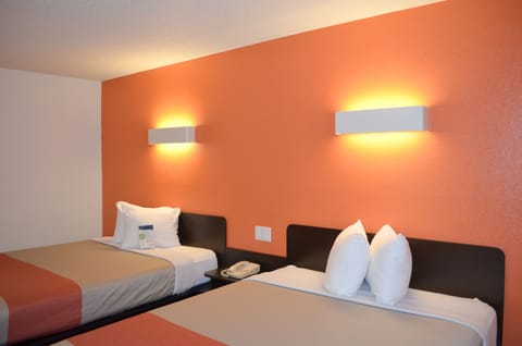 Deluxe Room, 2 Queen Beds, Non Smoking, Refrigerator & Microwave | Free WiFi, bed sheets