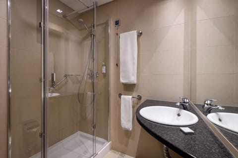 Double Room, City View | Bathroom | Designer toiletries, hair dryer, towels, soap