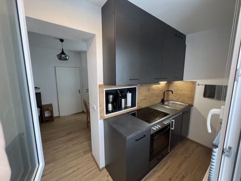 One-Bedroom Apartment Hochwurzen  | Private kitchenette | Full-size fridge, oven, stovetop, dishwasher