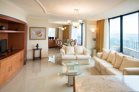 Presidential Suite | Living area | 32-inch TV with cable channels