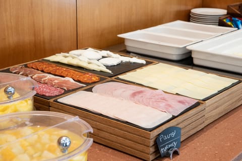 Daily buffet breakfast (EUR 14 per person)