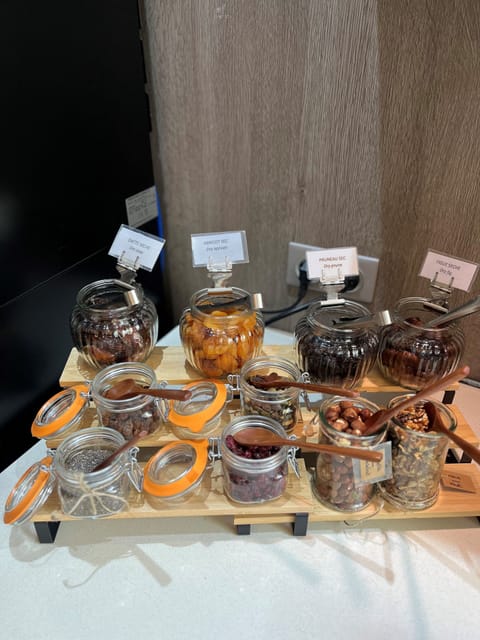 Daily buffet breakfast (EUR 18 per person)