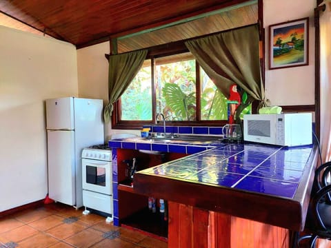 Cabin, 1 Double Bed | Private kitchen | Fridge, microwave