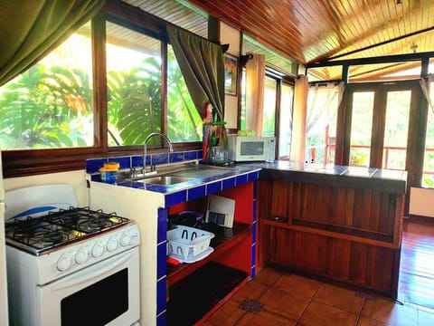 Cabin, 1 Double Bed | Private kitchen | Fridge, microwave