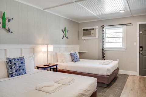 Single Room, 2 Queen Beds | In-room safe, individually decorated, free WiFi, bed sheets