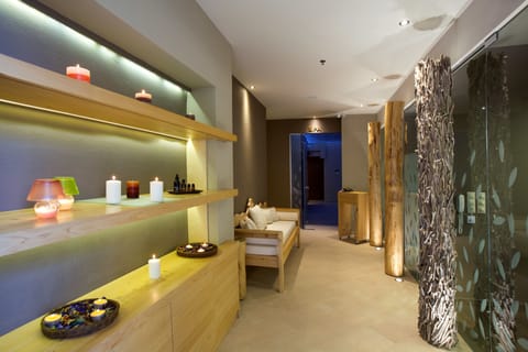 Turkish bath, body treatments, manicures and pedicures, massages