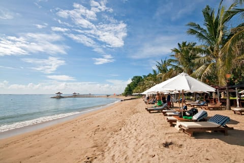 Beach nearby, white sand