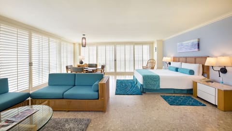 Junior Suite, Ocean View | In-room safe, laptop workspace, blackout drapes, iron/ironing board