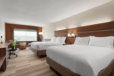 Suite, 2 Queen Beds | In-room safe, desk, laptop workspace, blackout drapes