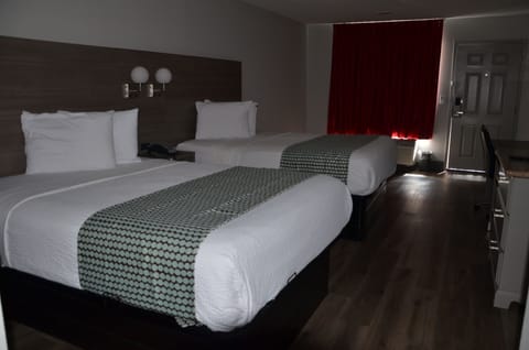 Room, 2 Queen Beds, Non Smoking | Iron/ironing board, free WiFi, bed sheets