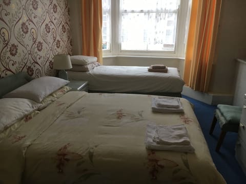 Family Triple Room, Non Smoking, external private bathroom (Room 5) | Free WiFi, bed sheets