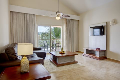 Suite, 1 Bedroom (with Indoor Hot Tub) | Living room | 32-inch plasma TV with satellite channels, TV