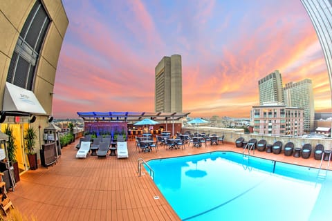 Seasonal outdoor pool, cabanas (surcharge), pool umbrellas