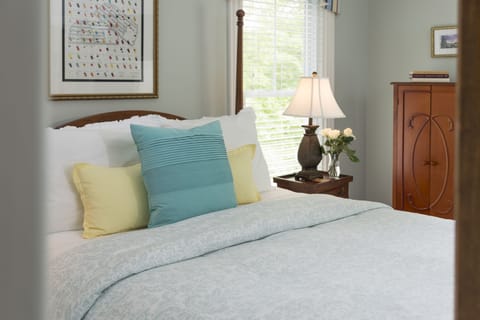 West Quoddy Room | Premium bedding, individually decorated, individually furnished