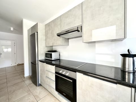 Superior Suite, 2 Bedrooms | Private kitchen | Full-size fridge, microwave, oven, stovetop