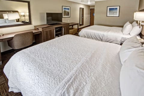 Room, 2 Queen Beds, Non Smoking, Refrigerator & Microwave | Premium bedding, in-room safe, desk, laptop workspace