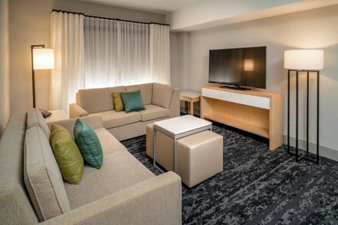 Presidential Suite, 1 Bedroom | Living room | Flat-screen TV, pay movies