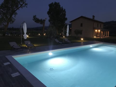 Front of property - evening/night