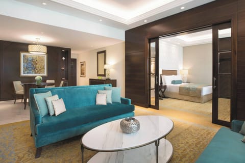 Family Suite, 2 Bedrooms, Non Smoking, Partial Sea View | Premium bedding, minibar, in-room safe, desk