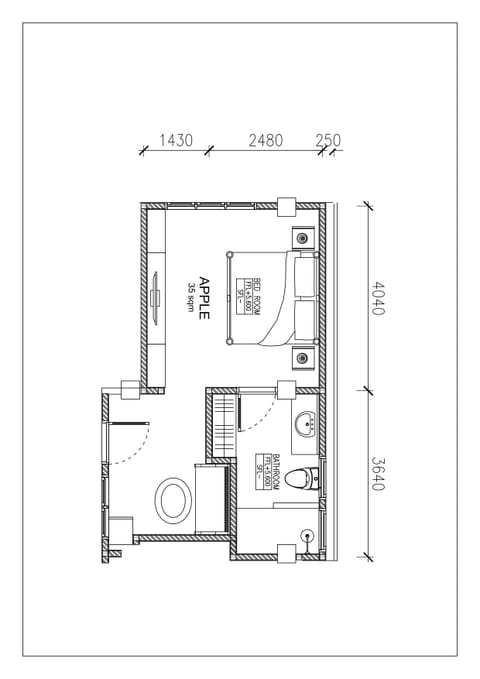 Apple Room, Second Floor | Minibar, in-room safe, individually decorated, individually furnished