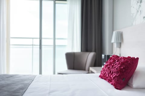 Family Room, Sea View (Duplex) | Desk, soundproofing, iron/ironing board, free WiFi