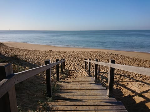 On the beach