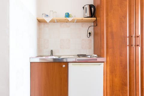 Studio, Terrace | Private kitchenette | Electric kettle