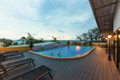 Indoor pool, outdoor pool