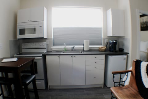 Executive Studio, Ensuite (Willowood-9) | Private kitchen | Fridge, paper towels