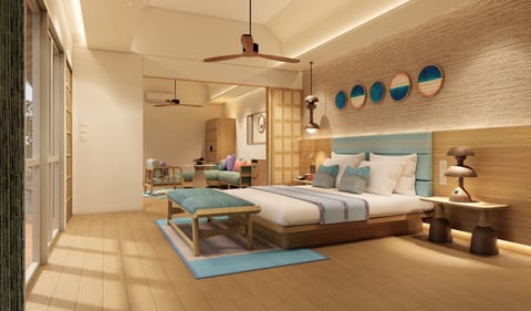 Villa (Hill Top Pool) | In-room safe, blackout drapes, iron/ironing board, bed sheets