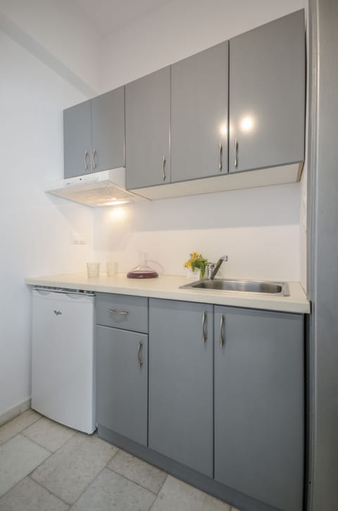 Deluxe Studio | Private kitchenette | Fridge, coffee/tea maker, highchair