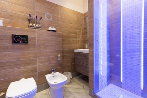 Triple Room | Bathroom | Shower, free toiletries, hair dryer, bathrobes