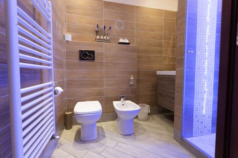 Triple Room | Bathroom | Shower, free toiletries, hair dryer, bathrobes