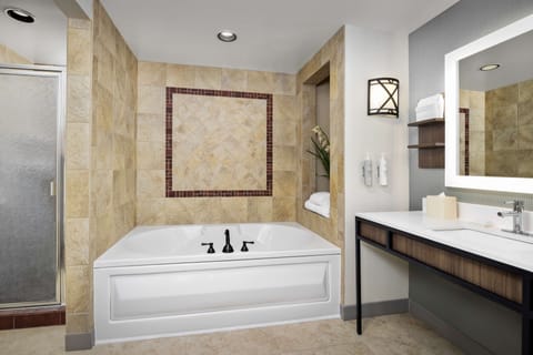 King 1 Bedroom Deluxe Suite | Bathroom shower