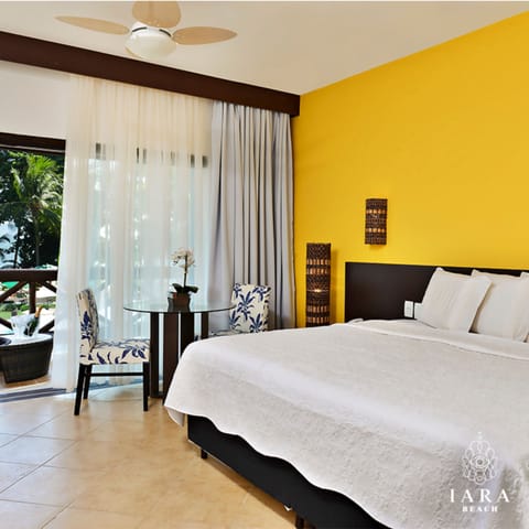 Executive Suite, Sea View | Premium bedding, minibar, in-room safe, individually decorated