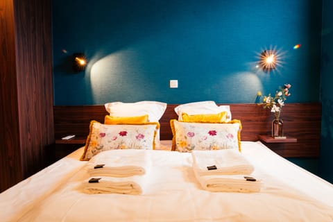 Egyptian cotton sheets, hypo-allergenic bedding, down comforters