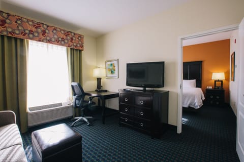 King 2 Room Suite | Down comforters, laptop workspace, blackout drapes, iron/ironing board