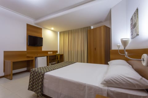 Standard Double Room | Minibar, desk, blackout drapes, free WiFi