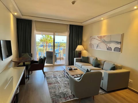 Suite, 1 Bedroom (Sea Front) | Down comforters, Tempur-Pedic beds, minibar, in-room safe