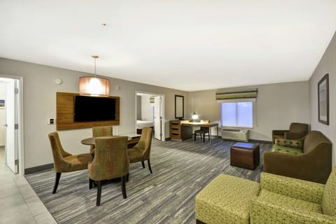 Suite, 2 Queen Beds, Non Smoking | Premium bedding, desk, laptop workspace, blackout drapes