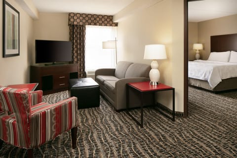 Suite, 1 King Bed | In-room safe, desk, iron/ironing board, free cribs/infant beds